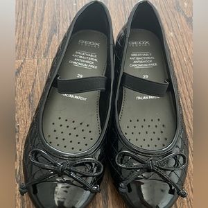 Toddler Girls Geox Black Ballet Flats - Size 11 / Size 29